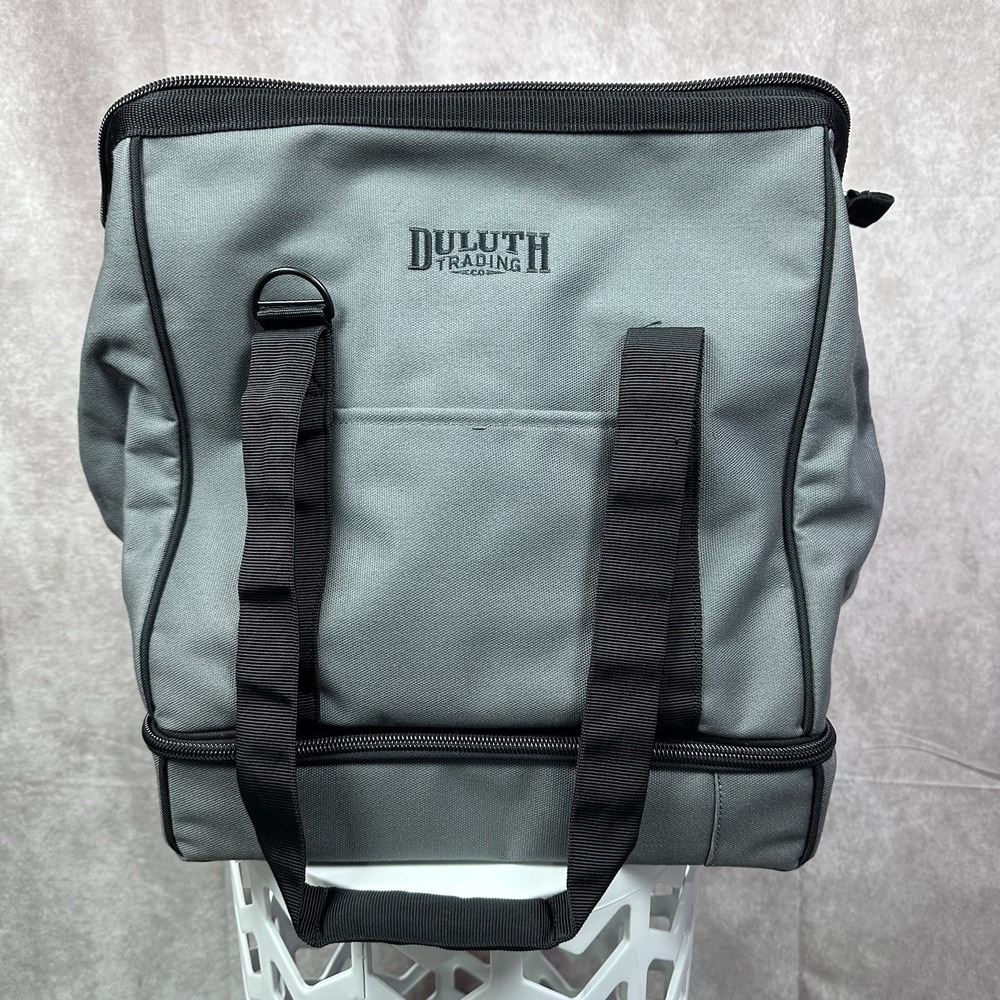 Duluth Trading Fire Hose Pack Hound Bag Gray Gear Duffel Travel NWT 70406